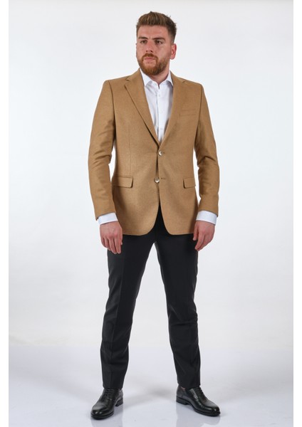 Erkek Minimalist Ceket - Regular Fit - İş ve Günlük