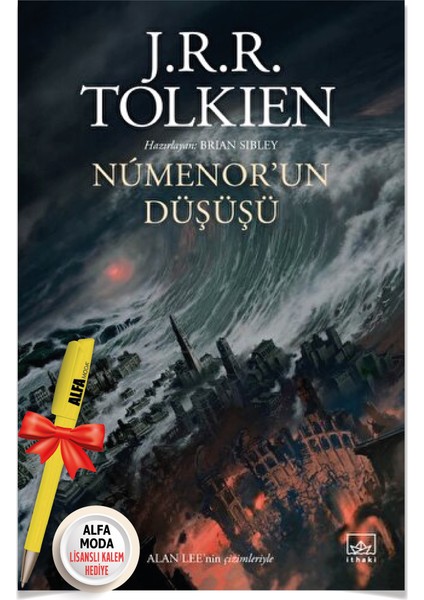 Gondolin’in Düşüşü + Numenor’un Düşüşü (J. R. R. Tolkien) 2 Kitap Set + Moda Lisanslı Kalem Hediye