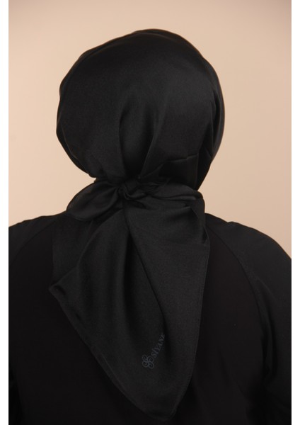 Siyah Siyane Scarf Kristal Eşarp modelleri