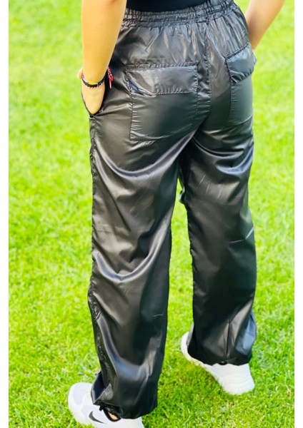 Kız Çocuk Jogger Yüksek Bel Elastik Paça Paraşüt PANTOLON-PNT-0032 indirimleri