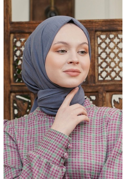 Antrasit Loryan Scarf Shımmer Şal