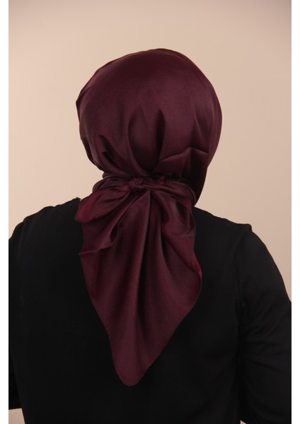 Açık Mürdüm Siyane Scarf Kristal Eşarp