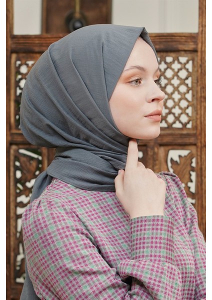 Füme Loryan Scarf Shımmer Şal modelleri