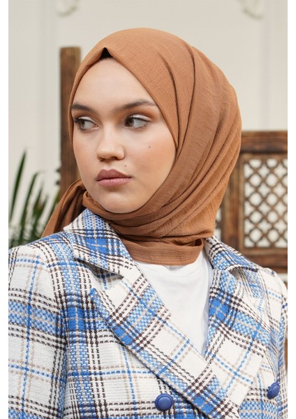 Camel Loryan Scarf Shımmer Şal