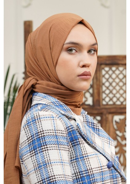 Camel Loryan Scarf Shımmer Şal
