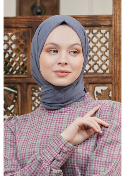 Antrasit Loryan Scarf Shımmer Şal