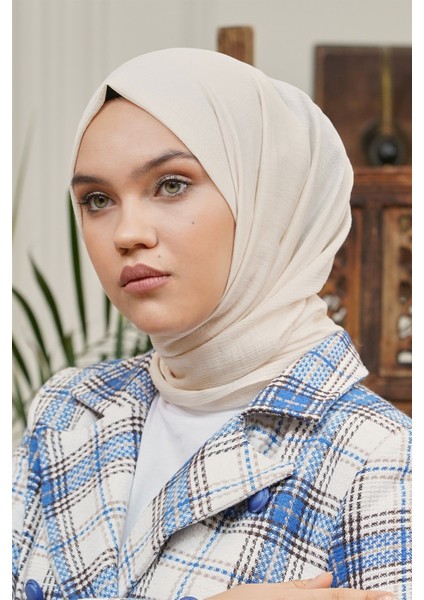 Bej Loryan Scarf Shımmer Şal