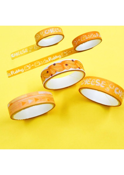 Dekoratif Bant Kağıt 5 Li Rulo Kutulu - Cheese Pudding fırsatları