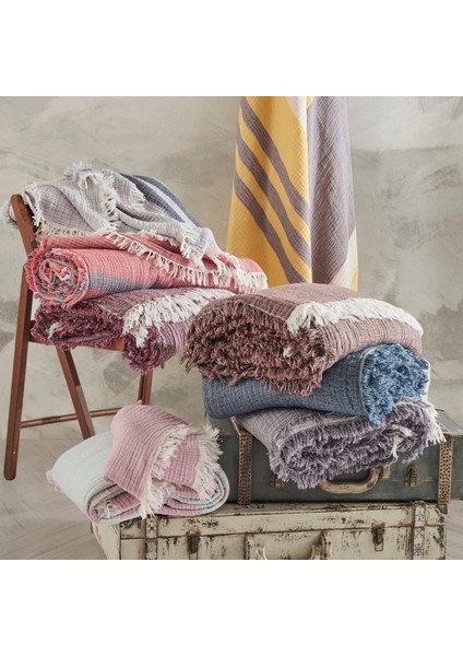 | Tissou | Çift Kişilik %100 Pamuklu Muslin Pike Yatak Örtüsü
