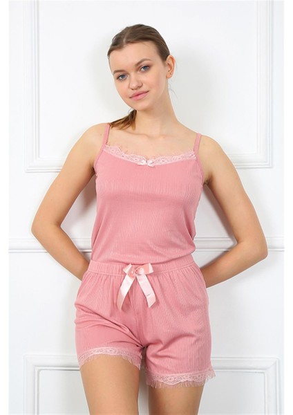 Ceren Gündoğdu Butik Kadın Ip Askılı Şortlu Takım 3603 fiyatları