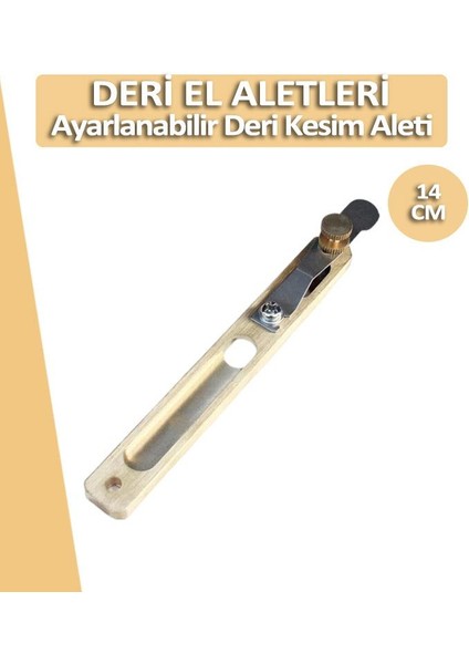 Ayarlanabilir Deri Kesim Aleti 14 cm