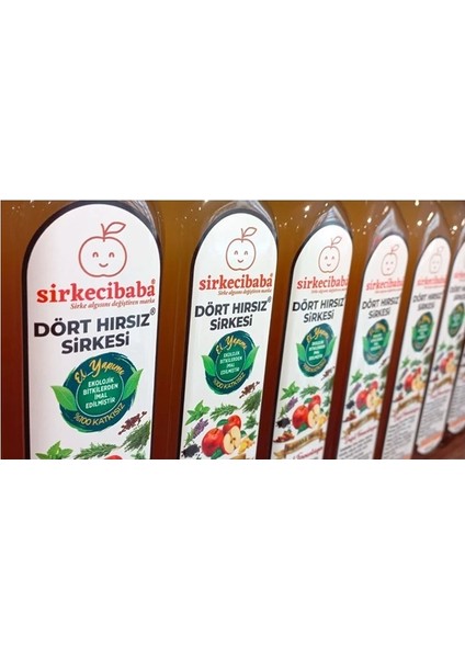 El Yapımı Dört Hırsız Sirkesi | Four Thief Vinegar 500 ml (Hand Made Vinegar)