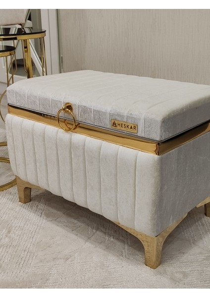 2 Li Altın Şeritli Modern Gelin Çeyiz Sandığı fırsatları