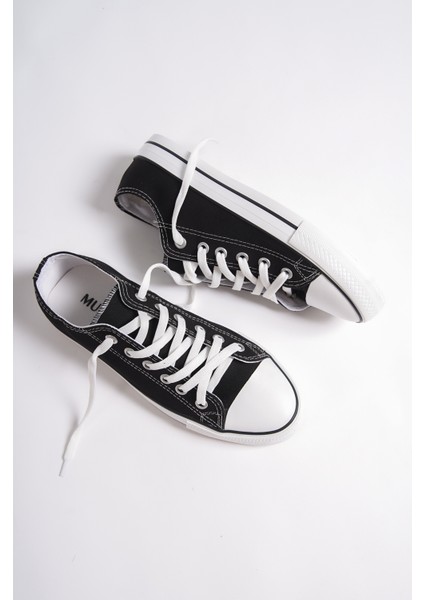 MBCVS200S Düz Taban Bağcıklı Erkek Siyah Bez Spor Ayakkabı & Sneaker fiyatları