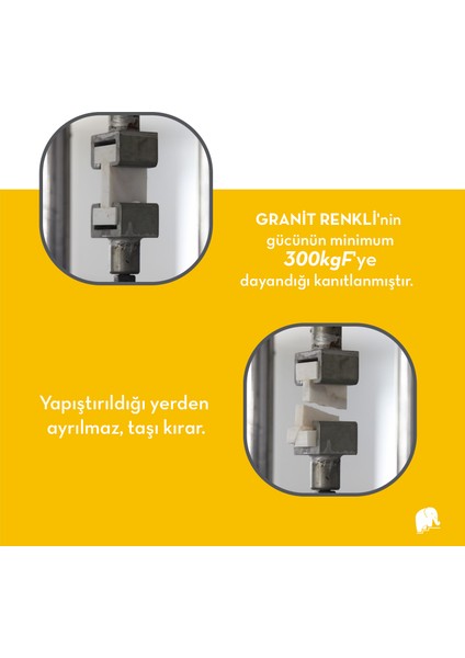 Granit Mermer ve Taş Yapıştırıcı Siyah 1200 gr
