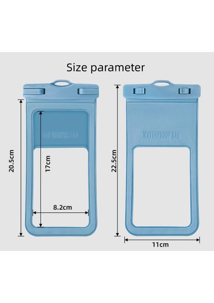 Floating Waterproof Universal (Tüm Cihazlarla Uyumlu) Ipx8 Sertifikalı Su Geçirmez Yüzer Kılıf (Yurt Dışından)