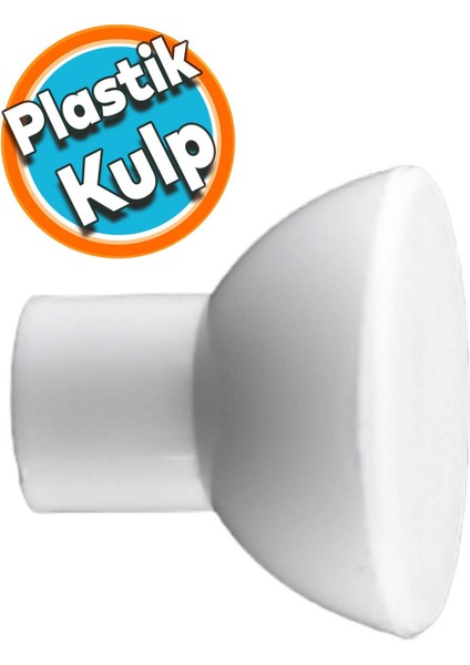 Plastik Düğme Mobilya Çekmece Dolap Kapak Kulpu Kulbu Beyaz Kulp
