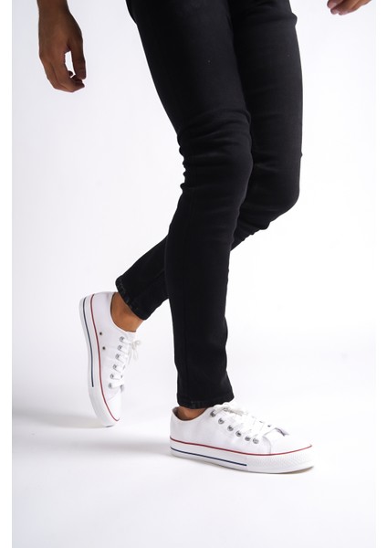 MBCVS200B Düz Taban Bağcıklı Erkek Beyaz Bez Spor Ayakkabı & Sneaker fiyatları