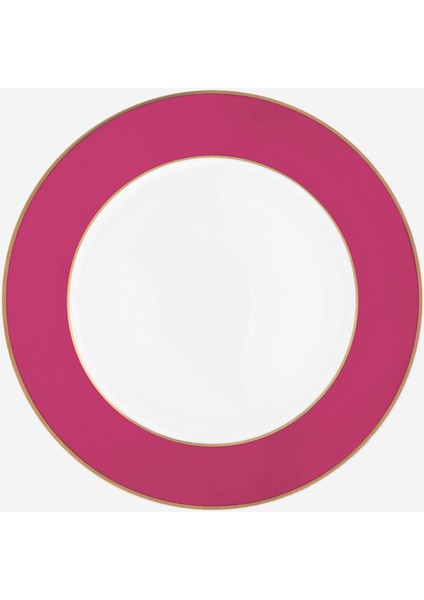 Chique Pembe Porselen Kahvaltı Tabağı 23 cm