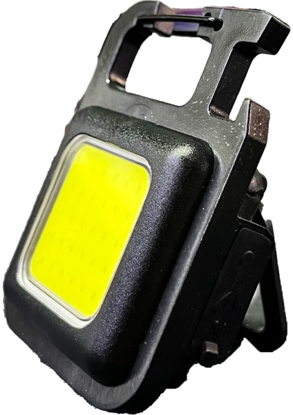 Napolyon Mini Cob LED Şarjlı 500 Lümen 4 Işık Modlu Anahtarlık ve Şişe Açacağı Özellikli