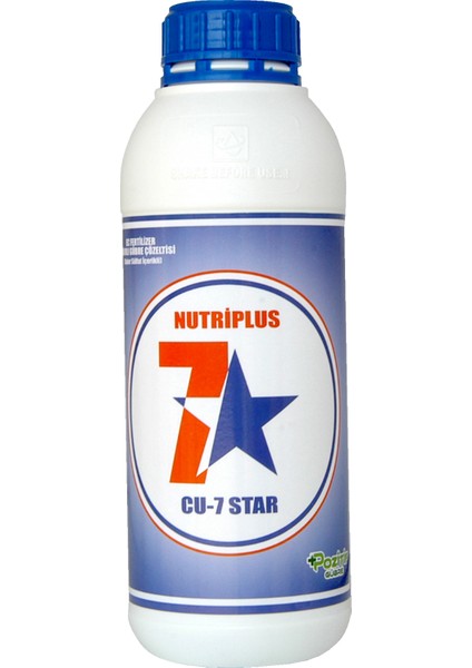 Nutriplus Cu-7 Star Bakırlı Gübre Çözeltisi Kök ve Mantari Hastalıklara Korumakarşı