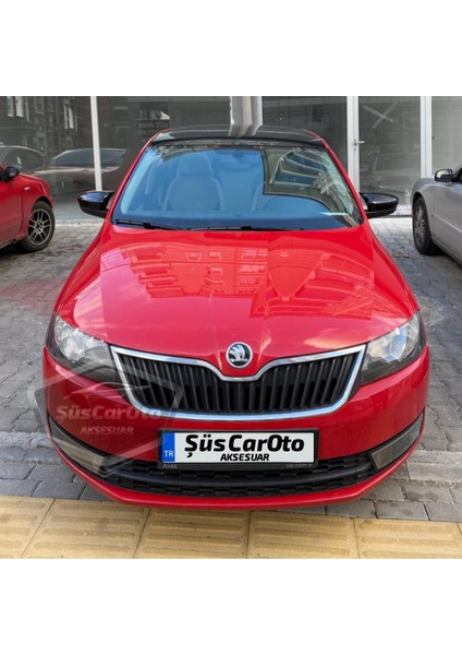 Skoda Rapid Sinyalli 2015-2017 Uyumlu Batman Yarasa Ayna Kapağı Piano Black Abs Plastik fiyatları