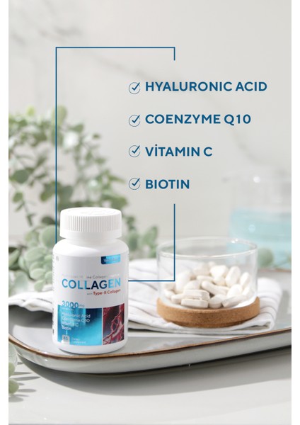 Wecollagen® With Type-2 Destekleyici Vitamin & Mineral Içerikli Collagen 45 Tablet