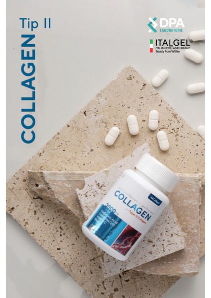 Wecollagen® With Type-2 Destekleyici Vitamin & Mineral Içerikli Collagen 45 Tablet