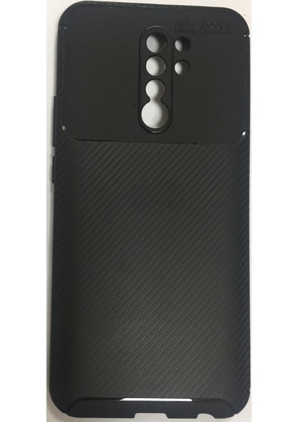 Xiaomi Redmi 9c Karbon Görünümlü Kamera Korumalı Dayanıklı Lüx Silikon Kılıf