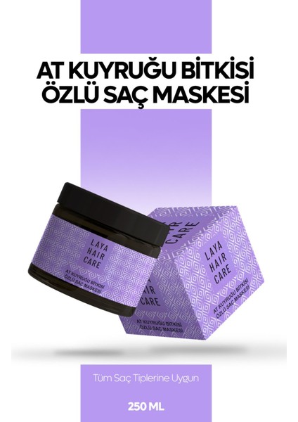 At Kuyruğu Saç Maskesi