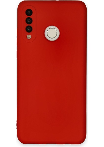 Huawei P30 Lite Kılıf Nano Içi Kadife Silikon - Kırmızı 300099