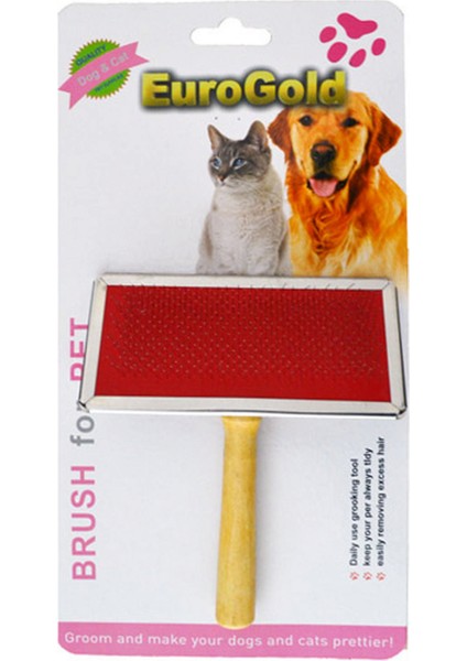 Kedi Köpek Tahta Saplı Fırça L Nrmsa