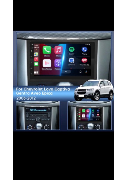 Chevrolet Captiva 2006-11 Multimedya 4gb Ram 64 GB Hafıza CarPlay/androidauto kamera hediyeli