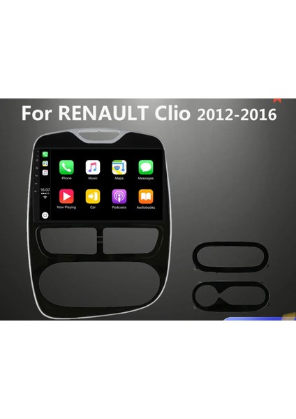 Renault Clio 4 2012-16 Multimedya 2gb Ram 32 GB Hafıza CarPlay/androidauto kamera hediyeli