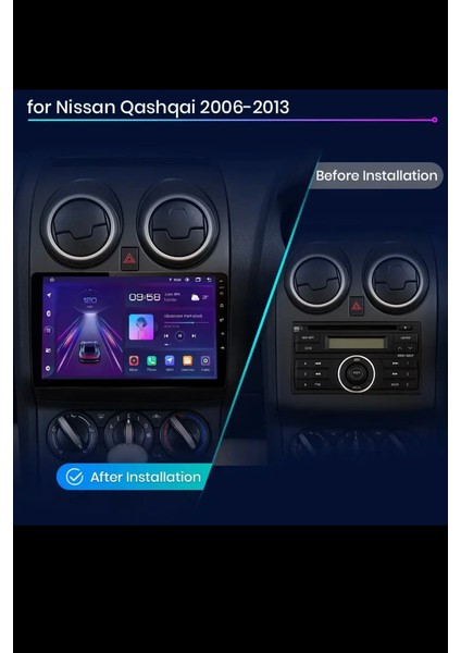Nissan Qashqai 2007-13 Multimedya 4gb Ram 64 GB Hafıza CarPlay/androidauto kamera hediyeli