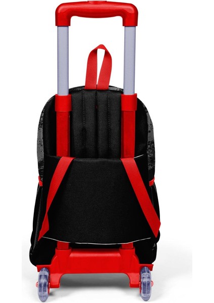 Kids Siyah Kırmızı Anime Araba Desenli Çekçekli 3'lü Çanta Seti SET0123947 indirimleri