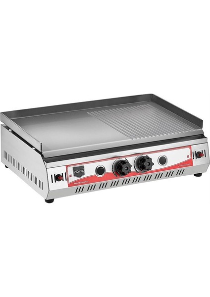 70 cm Pleyt Yarı Oluklu Izgara Doğalgazlı CE