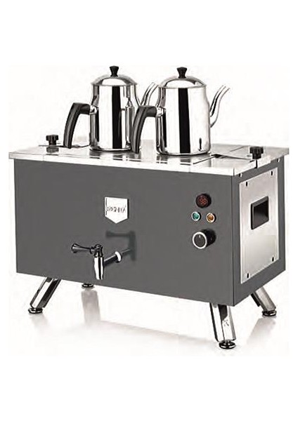 Çft Cidar 2 Demlikli Elektrikli - Siyah