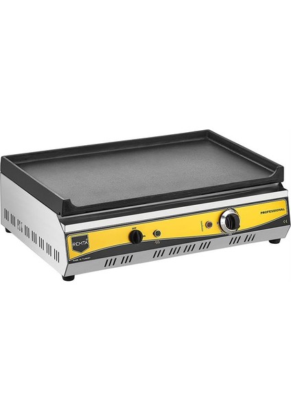 70 cm Tam Düz Döküm Izgara Elektrikli