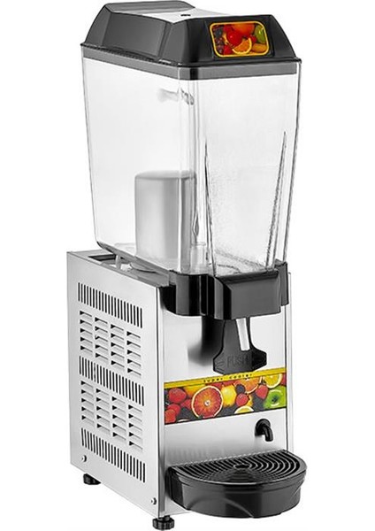 Tekli Şerbet Soğutucu 20 Lt - Gri