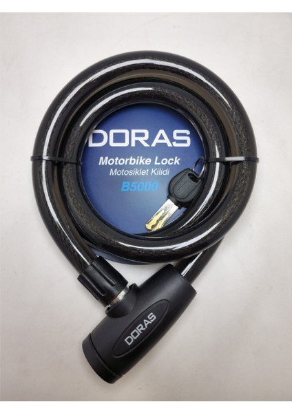 Doras Motosiklet Kilidi B5000 1 Antrasit