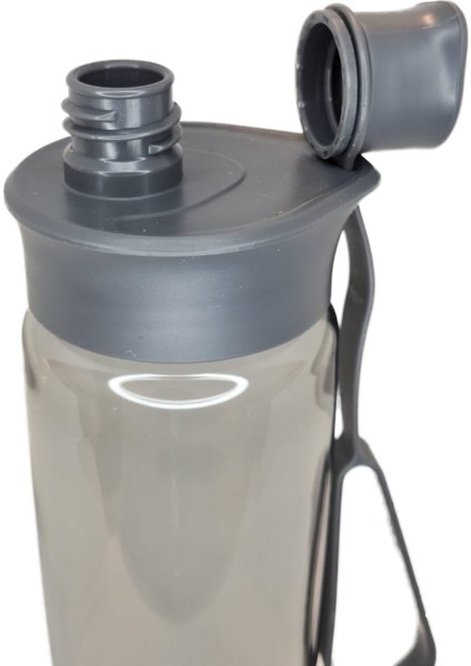 Tritan Kırılmaz Matara Kırılmaz Suluk 650ML Gri Drop