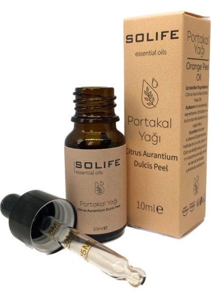Aromaterapi Portakal Yağı Uçucu Buhurdanlık Bakım Yağı 10 Ml