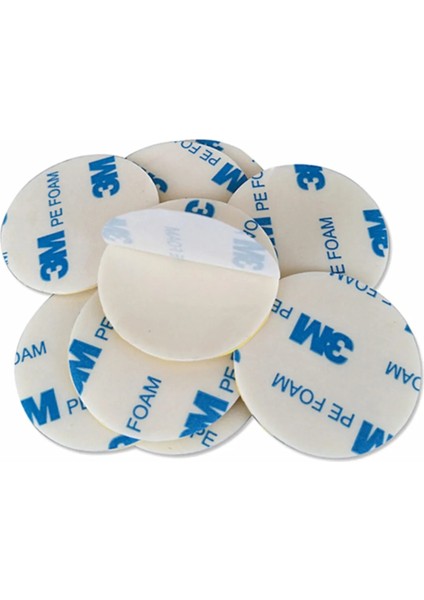 150 Adet, 3m, Köpüklü Yuvarlak , Çift Taraflı Bant, Yuvarlak Kesimli, Çok Güçlü, (Çap: 30 Mm)