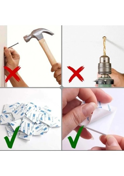 50 Adet, 3m, Köpüklü Yuvarlak , Çift Taraflı Bant, Yuvarlak Kesimli, Çok Güçlü, (Çap: 30 Mm)