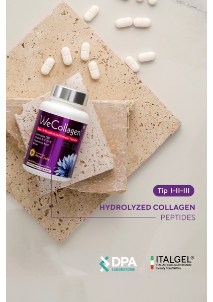 Wecollagen® Kadın, Balık Kolajeni 45 Tablet