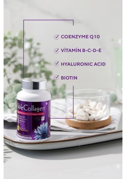 Wecollagen® Kadın, Balık Kolajeni 45 Tablet