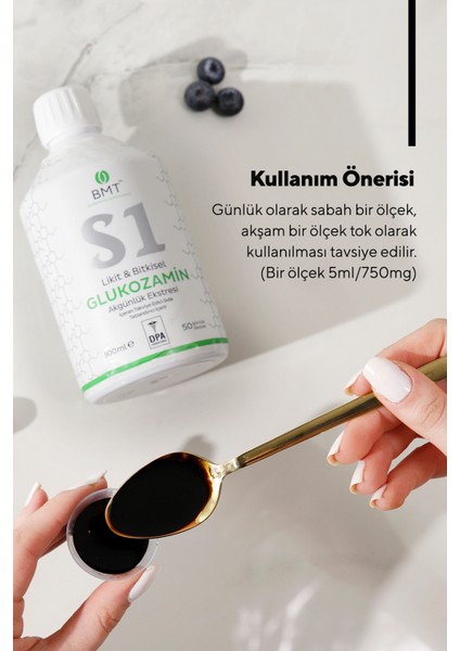 Bmt S1 Glukozamine Ak Günlük Ekstresi 500 ml