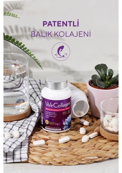 Wecollagen® Kadın, Balık Kolajeni 45 Tablet