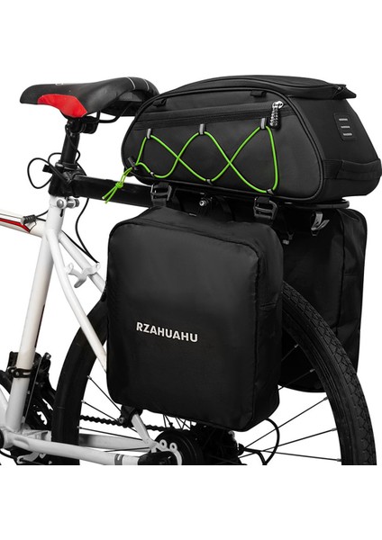 3'ü 1 Arada Bisiklet Raf Çantası Bagaj Çantası Su Geçirmez (Yurt Dışından)